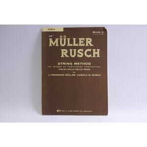 Müller Rusch, String Method for Class or Individual Instruction, Viola, Book 2